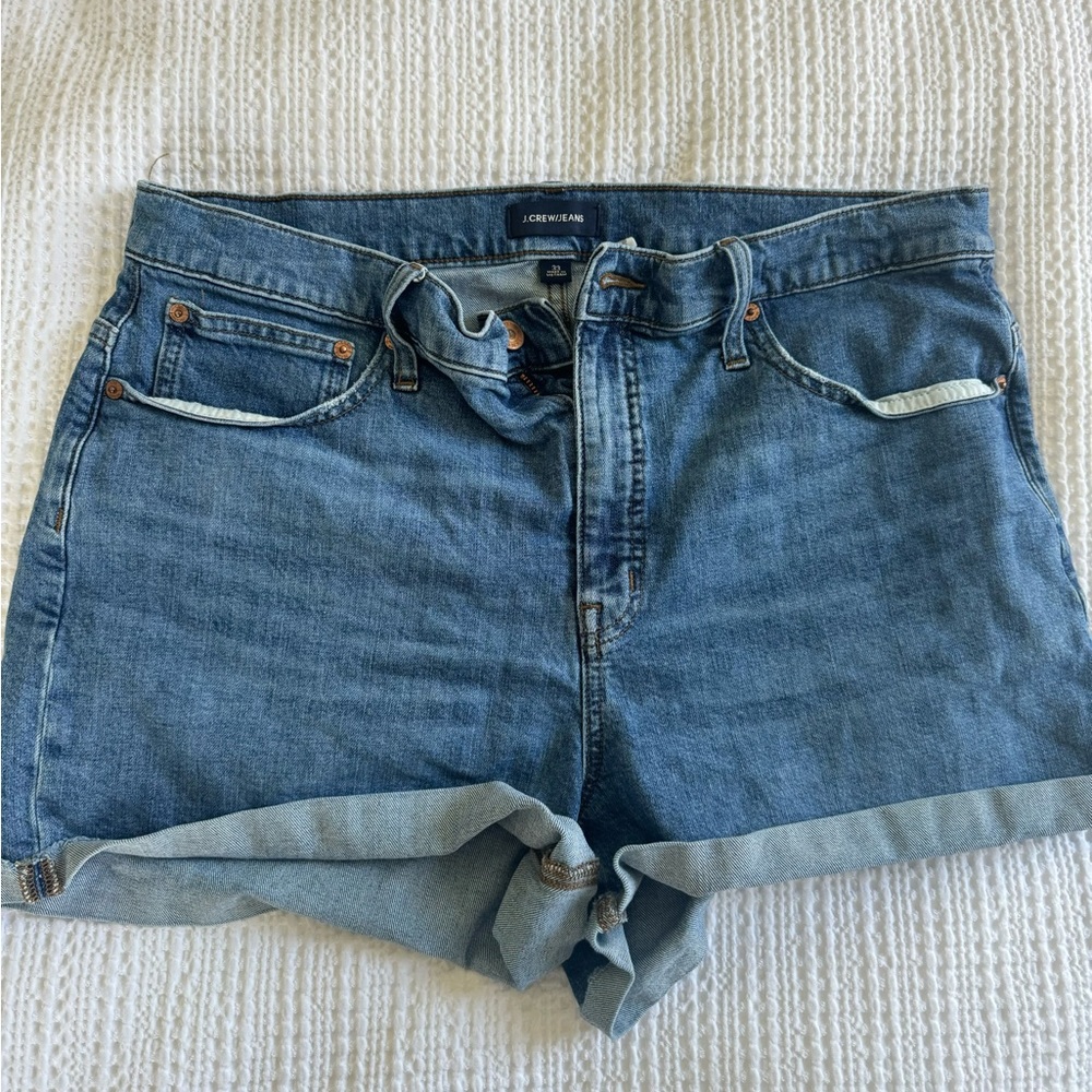 Jcrew high rise shorts 33